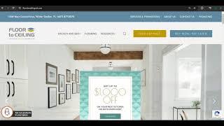 Website Analysis Video for Floor To Ceiling Kitchen & Bath