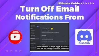 How to turn off email notifications from discord 2024 (Discord Mastery)