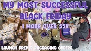 MY MOST SUCCESSFUL BLACK FRIDAY  $5k in Sales  Packaging Orders 