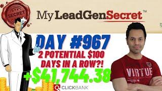 2 POTENTIAL $100+ DAYS IN A ROW?!...My Lead Gen Secret Case Study Results 2024 (Day #967)