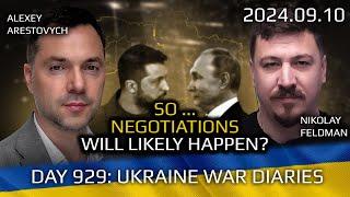 War in Ukraine, Analytics. Day 929: So Negotiations are Finally Going to Happen? Arestovych, Feldman