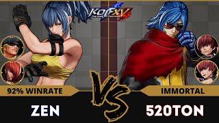 KOFXV⭐ZEN (Clark/Leona/Iori) vs 520TON (O.Chris/Krohnen/Chris)⭐Ranked Match - 09/24