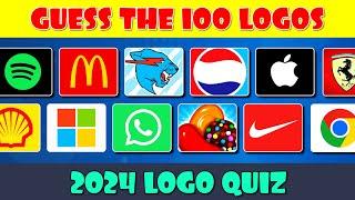 Guess the Logo Quiz | 2024 Logo Quiz | 100 Logos