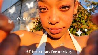 ASMR | Affirmations For Anxiety 🫶 + Hand Movements ️