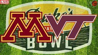 Minnesota vs Virginia Tech DUKE'S MAYO BOWL COLLEGE FOOTBALL LIVE GAME CAST & AUDIO