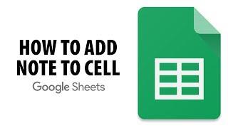 How To Add A Note In Google Sheets