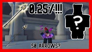 USING 50 UNUSUAL/GLEAMING ARROWS IN PROJECT STAR | I GOT THE RAREST STAND!