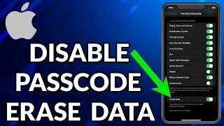How To Disable Erase iPhone After Failed Password