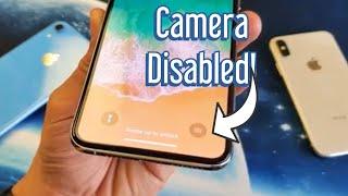 iPhone X/XS/XR: How to Disable Camera from Lock Screen