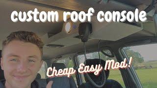 CUSTOM Roof Consoles are Cheap and Easy! [105 series Landcruiser]