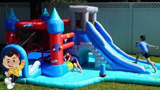 Inflatable Water Slide Jumping Castle Fun CKN