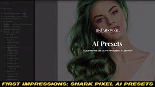 Model Portrait Retoucher First Impression with AI Adobe Plugin SharkPixel