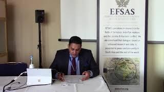 Mr. Junaid Qureshi (Director EFSAS) on Terrorism in South Asia during Seminar in  Dresden, Germany