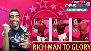 ROMA - ICONIC MOMENT PACK OPENING  RICH MAN TO GLORY   #08 pes 2021 mobile