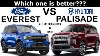 ALL NEW Ford EVEREST Vs ALL NEW Hyundai PALISADE | Which one is better ?