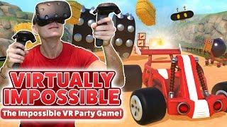 Virtually Impossible VR Gameplay on HTC Vive - Challenging Mini-Game VR Party Experience!