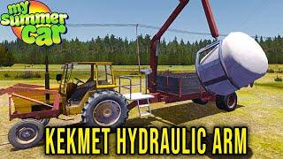 KEKMET HYDRAULIC ARM - HAYBALE JOB HAS NEVER BEEN SO EASY - My Summer Car