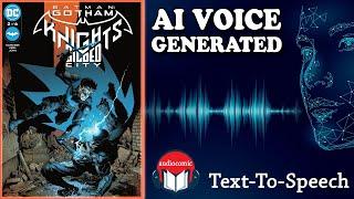 Experience Volume 2 of "Batman: Gotham Knights Gilded City" Through AI-Generated Audio Book