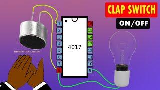 Fan and light control clap switch on off circuit | Clap switch circuit on/off