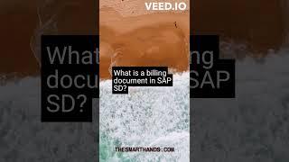 #18 What is a billing document in SAP SD?