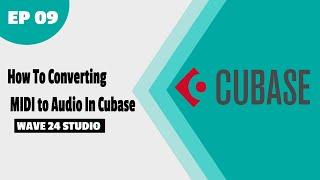 How To Converting MIDI to Audio In #Cubase #mixing #cubase