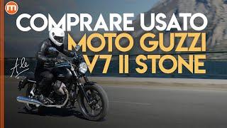 Moto Guzzi V7 II Stone | Pregi, difetti, consigli, quotazioni per COMPRARE la moto USATA | 4K