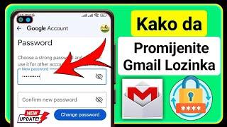 Kako promijeniti zaporku za Gmail (Novi proces 2024) Promjena zaporke za Gmail ID.