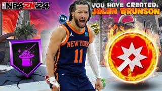 THIS JALEN BRUNSON BUILD IS TAKING OVER NBA 2K24! 94 3PT, HOF ACROBAT, 89 PASS