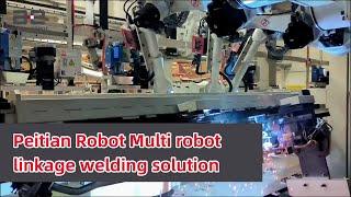 Peitian Robot Multi-robot linkage welding solution