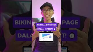 Bikin Web Landing Page cuma 1 menit. Ini rahasianya! #ai #website #landingpage #nocode #draganddrop