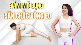 Ngày 1: Thử thách 10 ngày giảm cân :Yoga GIẢM MỠ BỤNG, SĂN CHẮC VÒNG EO  | Hoàng Uyên Yoga