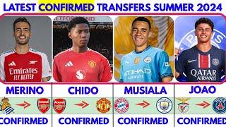 HERE WE GO! LATEST CONFIRMED TRANSFERS SUMMER 2024 CHIDO TO UNITED, MERINO TO ARSENAL MUSIALA CITY