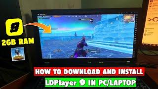 HOW TO DOWNLOAD LDPlayer 9 IN PC/LAPTOP - LDPlayer 9 Version For Low End PC PUBG MOBILE - 2/4GB RAM