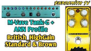 M-Vave Tank-G is now a PROFILER! British High Gain Standard & Brown ANN Profiles Sound Demo