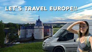 VAN LIFE EUROPE BEGINS!! Get the ferry with us | Perfect park ups