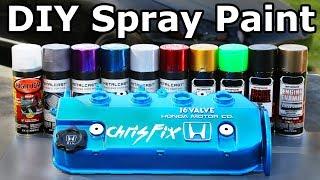 How to PROPERLY Spray Paint (Valve Covers and Engine Parts)