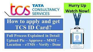 TCS ID Card 2022 | How to apply- New Employee ID Card | Supervisor Approval | eTMS Ultimatix #tcs