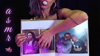 ASMR | Gum Chewing & Book Showing | Page Turning, Tapping, Rubbing & Scratching ASMR (No Talking)