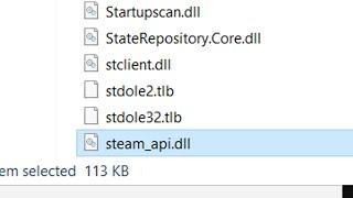 fix steam_api.dll missing error in Windows 10