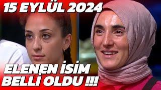 MasterChef Son Bölüm Elenen Yarışmacı Belli | 15 Eylül Kim Elendi