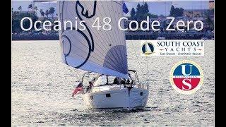 Easy Code Zero Rigging and Sailing on a 2018 Beneteau Oceanis 48