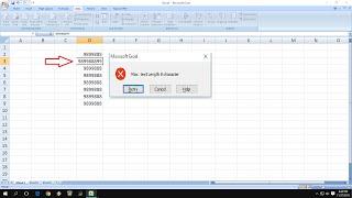 How to Add Error Message in MS Excel (Min. Max. Numbers & Text Length)