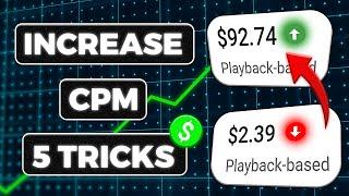 How To Increase CPM RPM on Youtube 2024 (Earnings 20x)