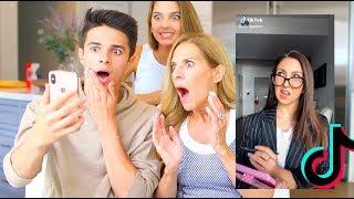 MOM REACTS TO TIKTOK TRENDS! | Brent Rivera