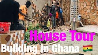 Ghana Vlog 2021 part 6 # Ghana House Tour # Building in Ghana