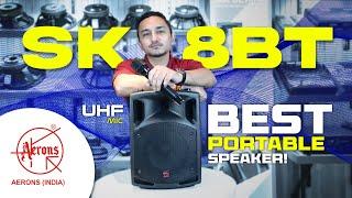 Aerons SK-8BT | Best Portable Speaker with UHF Mic