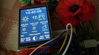 ESP8266 Weather Station Color