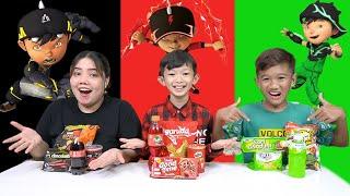 PILIH BOBOIBOY SESUAI MAKANAN SATU WARNA KARAKTER KALIAN