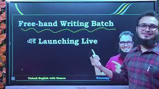 Writing এর খুঁটিনাটি (Free-hand Writing Batch এর Launching Live)