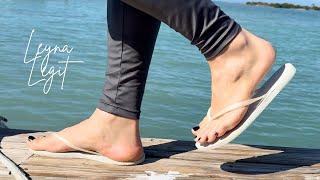 ASMR flip-flops 🩴 | tapping and walking